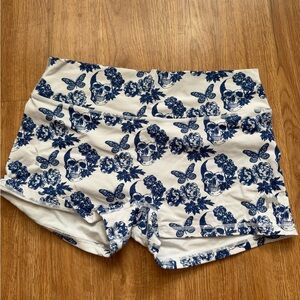 Floral Skull Wild South Shorts